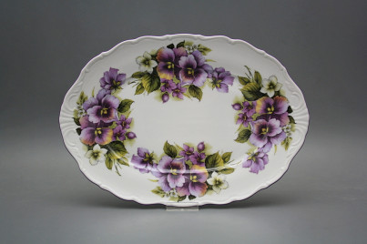 Oval dish 32cm Verona Pansy EFL č.1