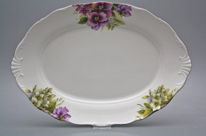 Oval dish 40cm Verona Pansy CFL