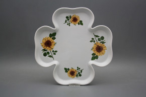 Tray cloverleaf Sunflowers EBB