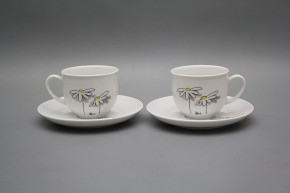 Cup high 0,14l with saucer Opal Daisy BB