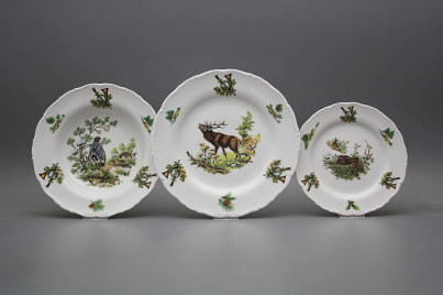 Plate set Ofelia Gamekeepers 12-piece FBB č.1