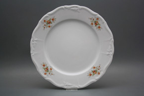 Flat round dish 30cm Marie Louise Tea roses EBB