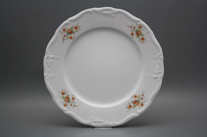 Flat round dish 30cm Marie Louise Tea roses EBB č.1