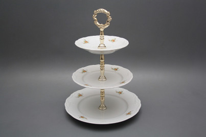 Three tier stand Marie Louise Tea roses EBB č.1