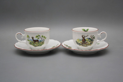 Tea cup 0,18l with saucer Ofelia Big game HL č.1