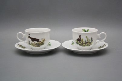 Tea cup 0,18l with saucer Ofelia Big game BB č.1