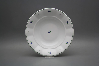 Deep plate 24cm Benedikt Retro Blue č.1