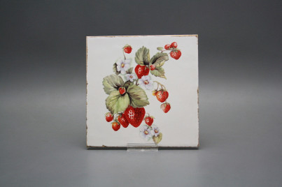 Tile Forli Blanco 15x15cm Strawberries č.1