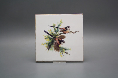 Tile Forli Blanco 15x15cm Long-tailed tit č.1