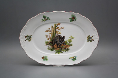 Oval dish 32cm Verona Wild boar FHL č.1