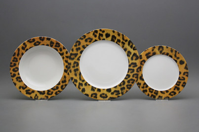 Plate set Nina Leopard 12-piece KBB č.1