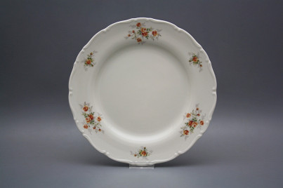 Flat plate 25cm Ofelia Ivory Tea roses S/M ABB č.1