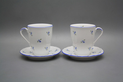 Mug 0,3l with saucer Verona Forget-me-not AL č.1