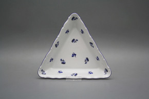 Dish triangular 20cm Verona Meadow flowers Sprays BML