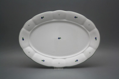 Oval dish 36cm Benedikt Retro Blue č.1