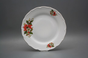 Flat plate 25cm Verona Poinsettia CGL