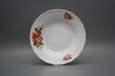 Deep plate 24,5cm Verona Poinsettia CGL č.1