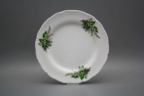 Flat plate 25cm Ofelia Lilies of valley CBB