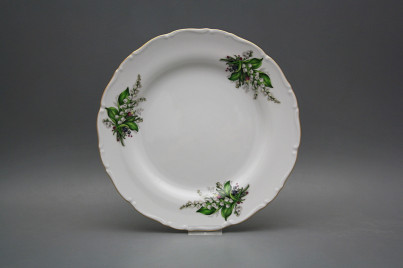 Flat plate 25cm Ofelia Lilies of valley CGL č.1