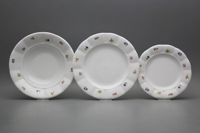 Plate set Benedikt Flower sprays 12-piece ABB č.1