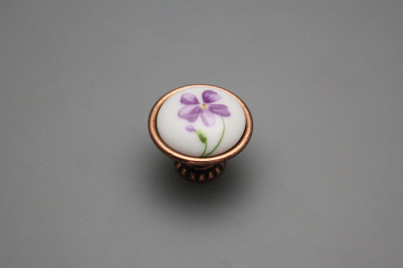 Rustic knobs Bohemia 35mm Violets CU č.1