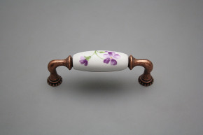 Rustic handles Bohemia 96mm Violets V5 CU