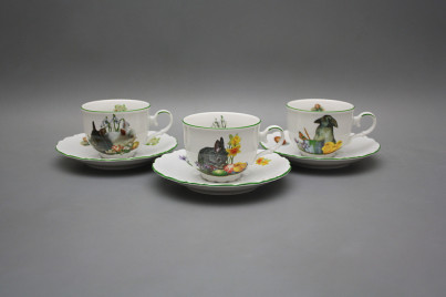 Tea cup 0,18l with saucer Ofelia Easter ZL č.1