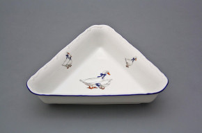 Dish triangular 20cm Verona Geese GML