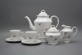 Coffee set Opera Pink roses 15- piece BB