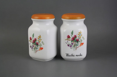 Food jar 1l Flowering meadow Pattern A BB č.1