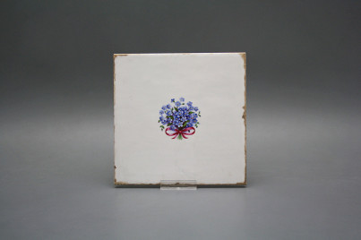 Tile Forli Blanco 15x15cm Forget-me-not Pattern P I č.1