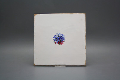 Tile Forli Blanco 20x20cm Forget-me-not Pattern P I č.1