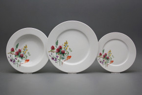 Plate set Nina Flowering meadow Pattern A 12-piece HBB