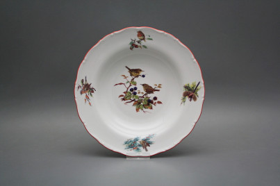 Deep plate 23cm Ofelia Birds without butteflies GCL č.1