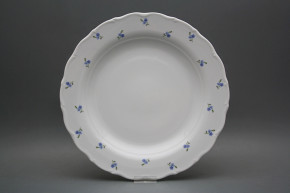 Flat round dish 31cm Verona Forget-me-not Sprays ABB