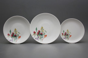 Plate set Coup Flowering meadow Motive A 12-piece HBB