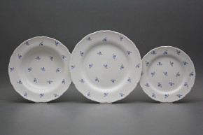 Plate set Ofelia Forget-me-not Sprays 18-piece BBB