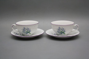 Cup low 0,18l with saucer Verona Lavender HFL