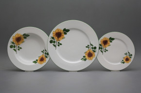 Plate set Nina Sunflowers 24-piece DZL