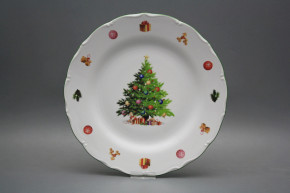 Flat plate 28cm Verona Christmas Tree JZL