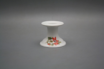 Candlestick without handle Rokoko Poinsettia BB č.1