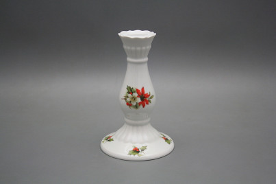 Candlestick high 16cm Rokoko Poinsettia BB č.1