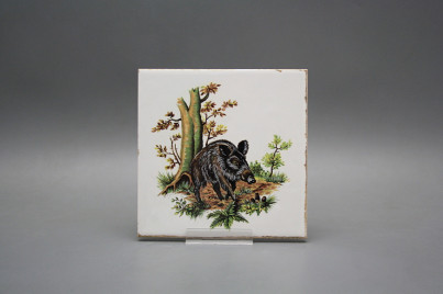 Tile Forli Blanco 15x15cm Wild boar č.1