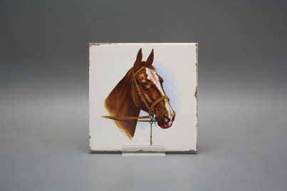 Set of tiles Forli Blanco 15x15cm Horses 4-piece č.1