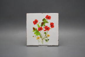 Tile Forli Blanco 15x15cm Poppy Pattern A