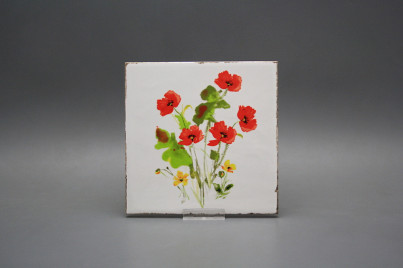 Tile Forli Blanco 15x15cm Poppy Pattern A č.1