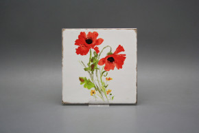 Tile Forli Blanco 15x15cm Poppy Pattern B