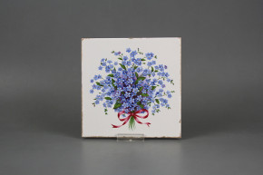 Tile Forli Blanco 15x15cm Forget-me-not Pattern L