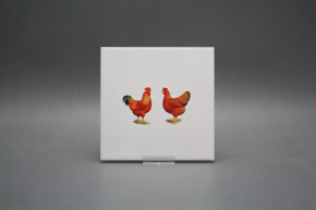 Tile COLOR ONE 15x15cm Hens in pair WL