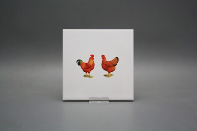 Tile COLOR ONE 15x15cm Hens in pair WL č.1